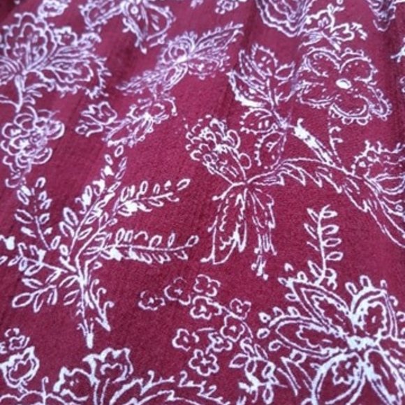 Old Navy burgundy boho dress - Picture 3 of 3